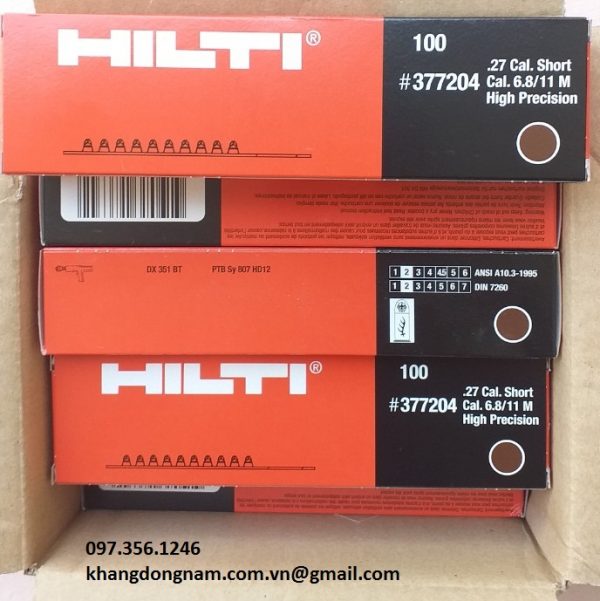Đạn Mồi Hilti X-BT Cartridge 6.8/11 M Brown #377204 (2)
