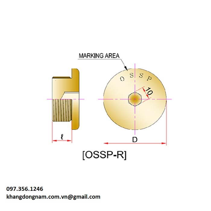 Nút bịt chống cháy nổ OSCG OSSP-R Mxx