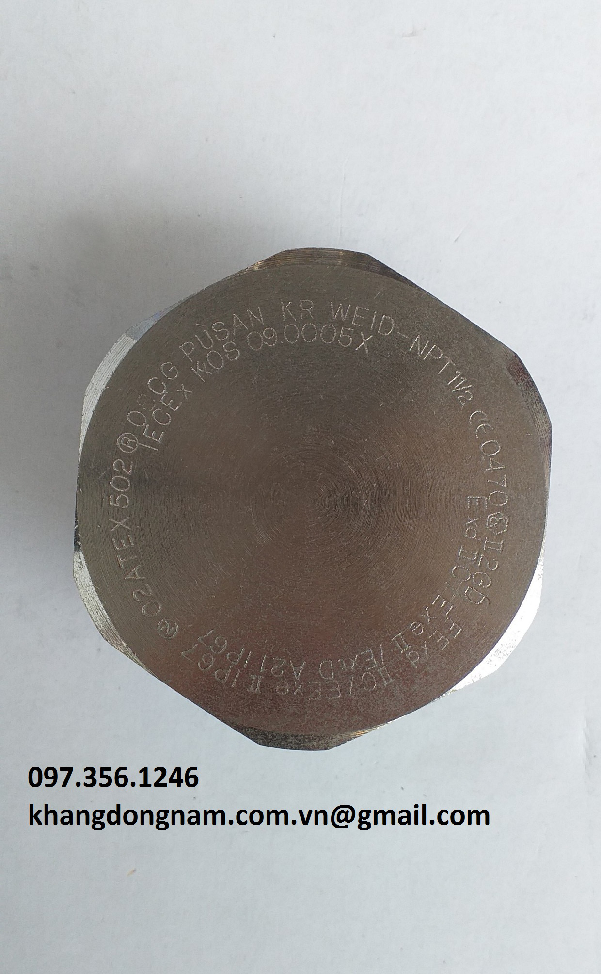 Nút bịt chống cháy nổ OSCG WEID - NPT 1 1/2 (1)