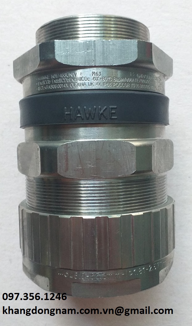 Ốc Siết Cáp Chống Cháy Nổ Hawke 501/453/Univ E M63 Mạ Nicken (2)