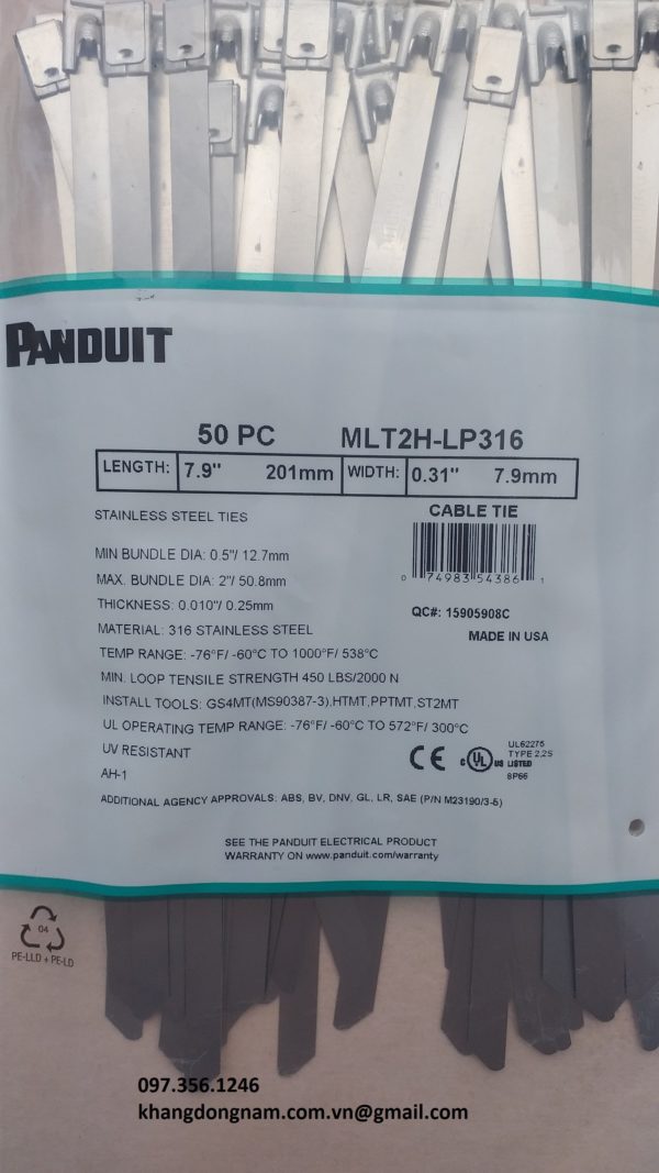 Dây Rút Panduit MLT2H-LP316 7.9x201mm Inox316 (4)