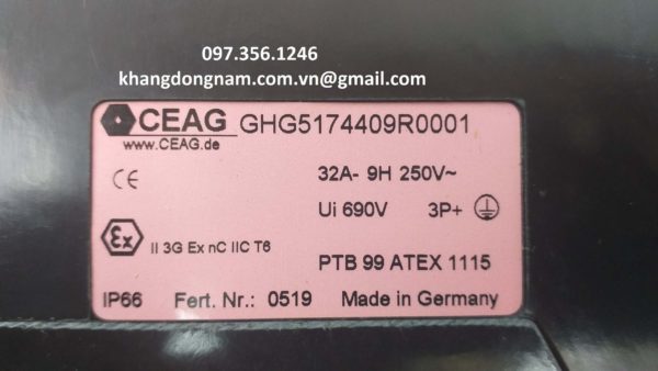 Ổ cắm chống cháy nổ CEAG GHG5174409R0001 (7)
