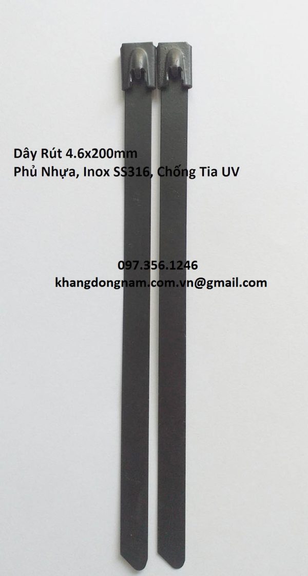 Dây Rút Phủ Nhựa Inox SS316 4.6x200mm Chống Tia UV (6)