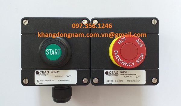 Nút Khởi Động Và Nút Dừng Khẩn Cấp CEAG GHG41 (2)