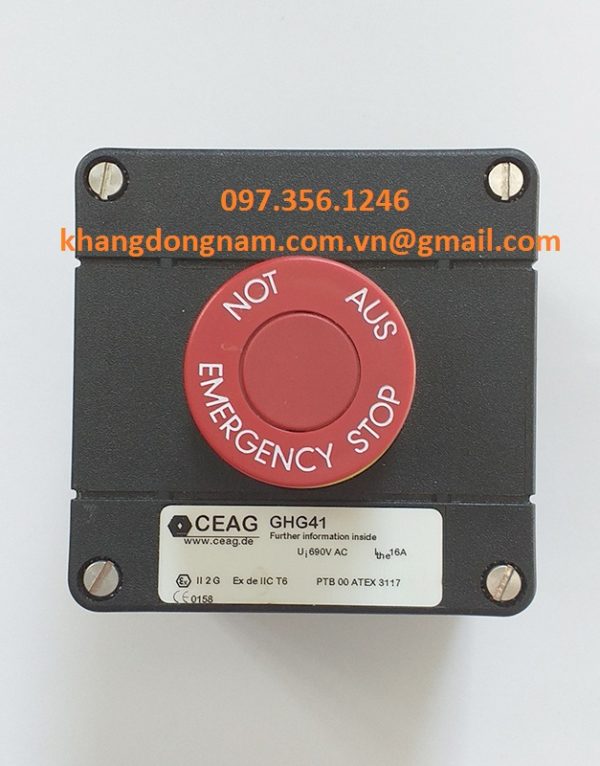 Nút Khởi Động Và Nút Dừng Khẩn Cấp CEAG GHG41 (3)