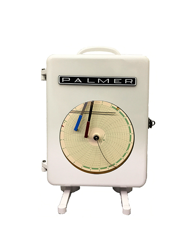 Máy ghi áp suất và nhiệt độ biểu đồ tròn Palmer Wahl
